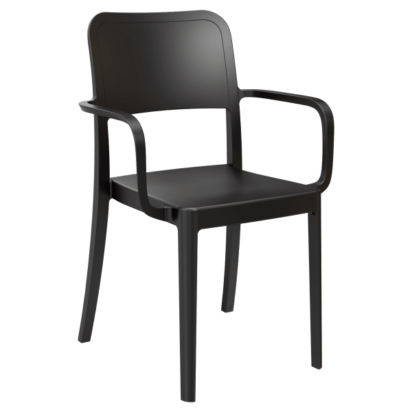 Parker Solid Back Outdoor Resin Armchair Interior