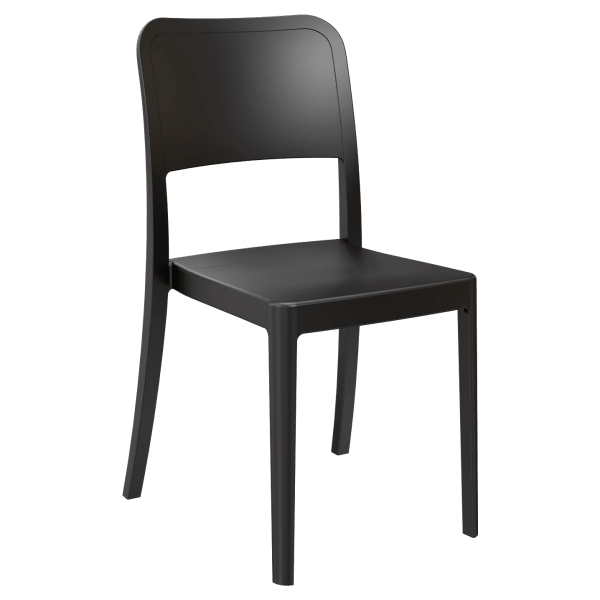 Parker Solid Back Outdoor Resin Chair Interior