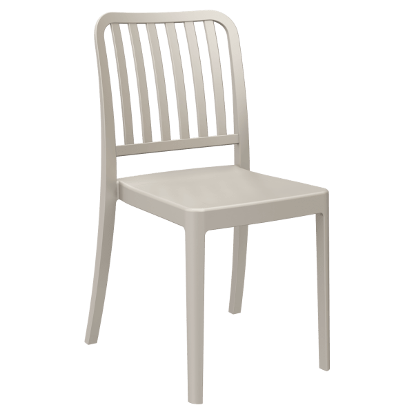 Miles Slat Back Outdoor Resin Chair Interior
