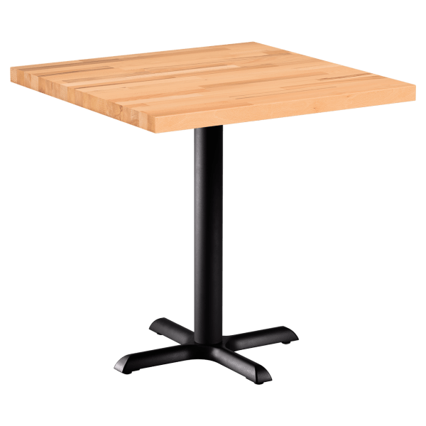 Premium Solid Wood Butcher Block Restaurant Table Interior