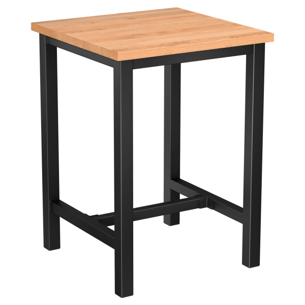 Ottis Bar Table Set in Black Finish Interior