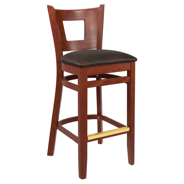 Premium US Made Duna Wood Restaurant Bar Stool Interior