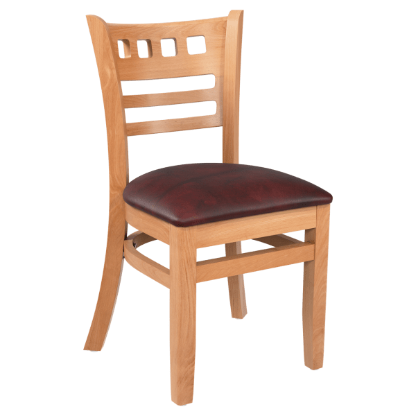 Premium US Made American Back Wood Chair Interior