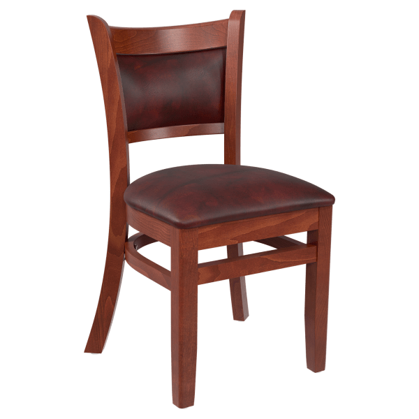 Premium Padded Back Wood Chair Interior