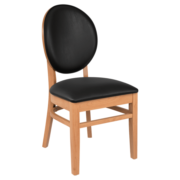 Premium Lorenzo Wood Chair with Padded Back Interior