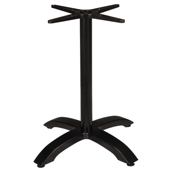 Black Aluminum Table Base - Standard Height Interior