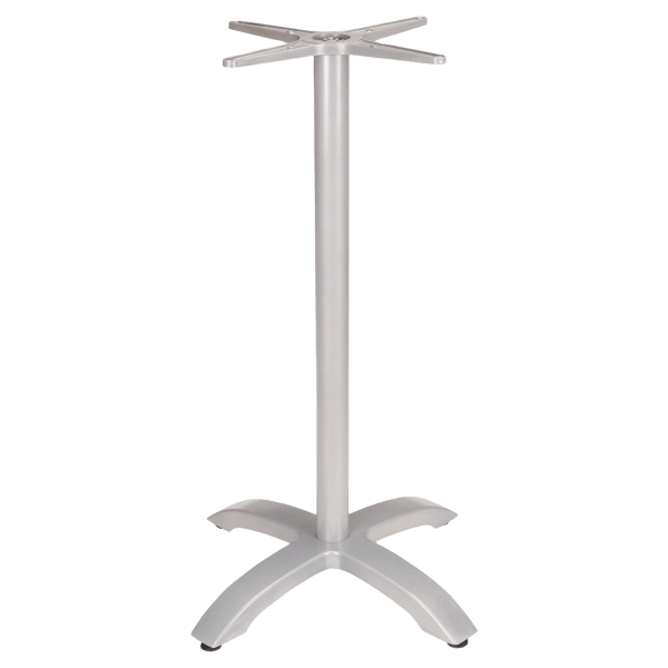Modern Aluminum Table Base - Bar Height Interior