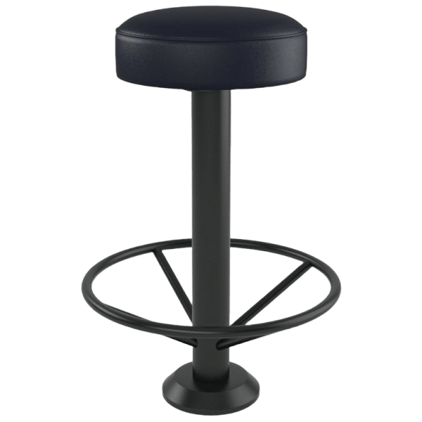 Backless Bolt Down Swivel Bar Stool Interior