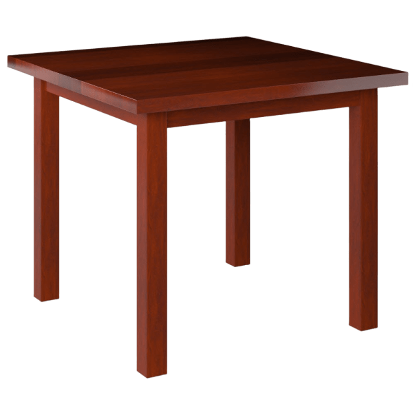 Solid Wood Plank Table Top with Legs Interior