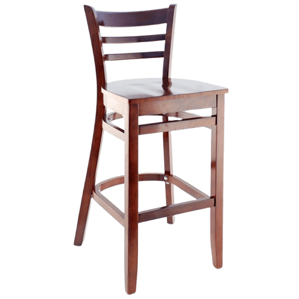 Premium US Made Ladder Back Bar Stool Interior