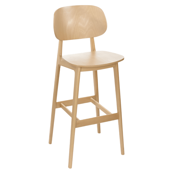 Gisselle Wood Bar Stool Interior