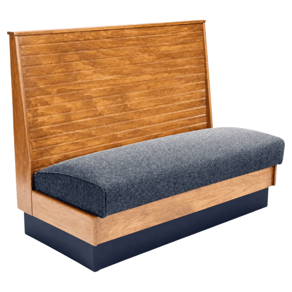 DH Style Wood Booth with Bead Board Back Interior