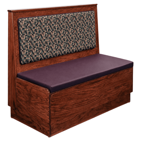Wood Platform Booth Interior