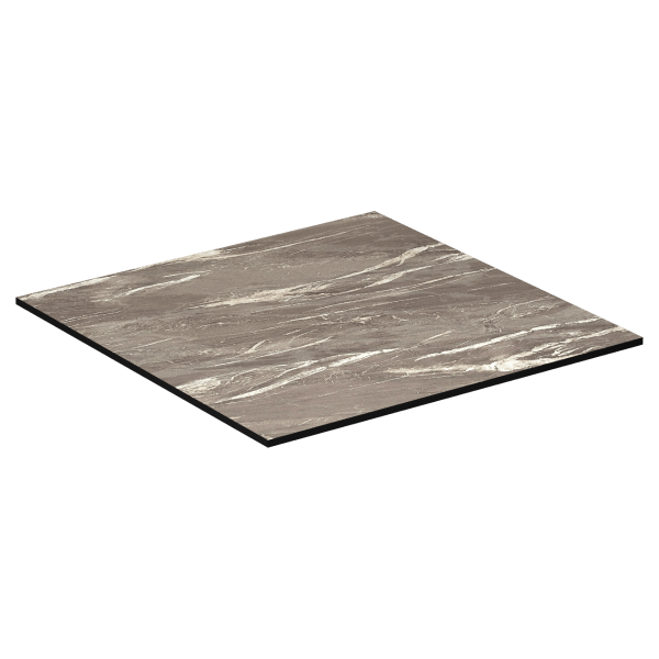 Stone Look Heavy Duty Outdoor Resin Table Top with Phenolic Edge Interior