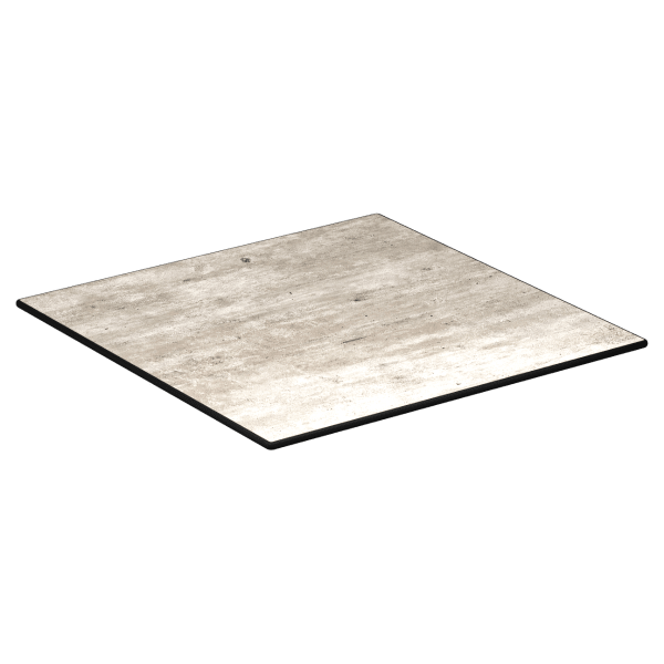 Industrial Grey Heavy Duty Outdoor Resin Table Top with Phenolic Edge Interior
