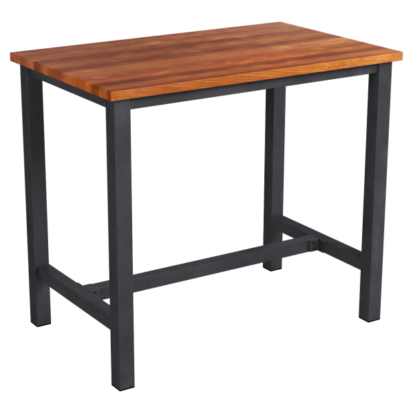 Ottis Bar Table Set in Black Finish Interior