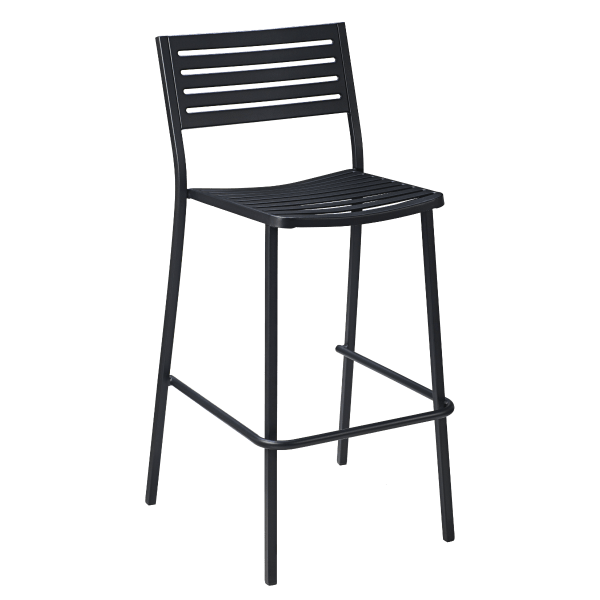 Ella Outdoor Bar Stool in Black Interior