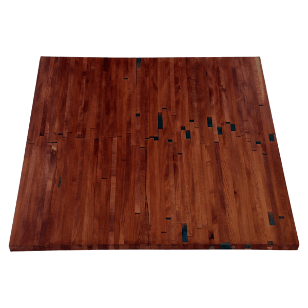 Rustic Solid Wood Butcher Block Table Top Interior