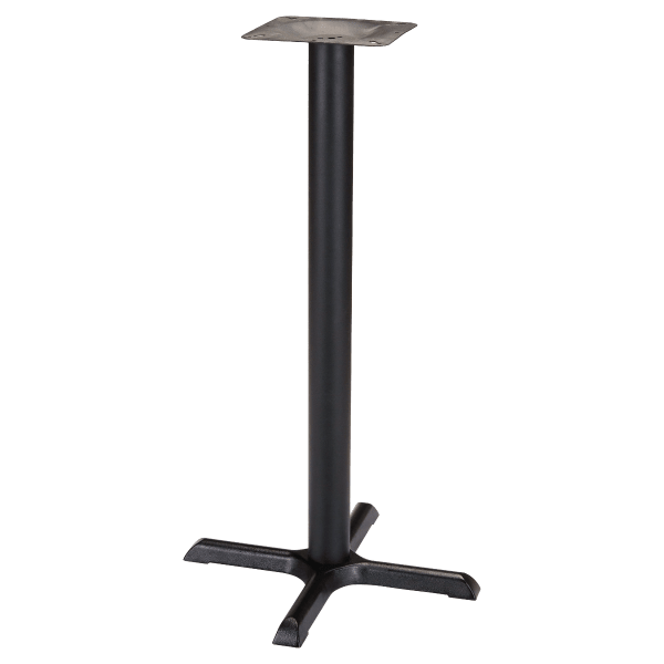 X Prong Table Base - Bar Height Interior