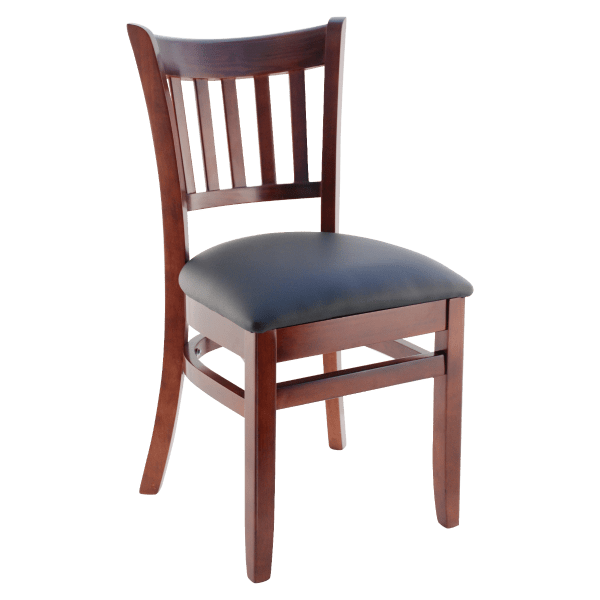 Premium US Made Vertical Slat Side Chair Interior