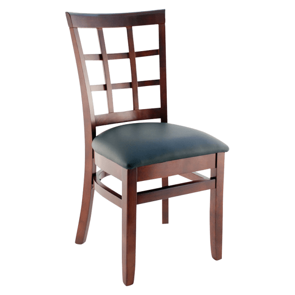 Premium Window Back Wood Chair Interior