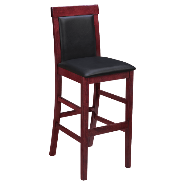 Premium Irving Upholstered Wood Bar Stool Interior