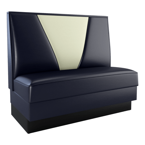 V-Shape Back Booth Interior