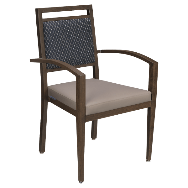 Cortona Aluminum Armchair Interior