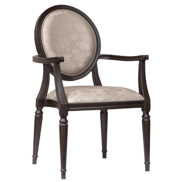 Louis Aluminum Arm Chair Interior