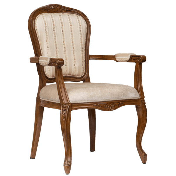Cecil Lounge Style Senior Living Aluminum Arm Chair Interior