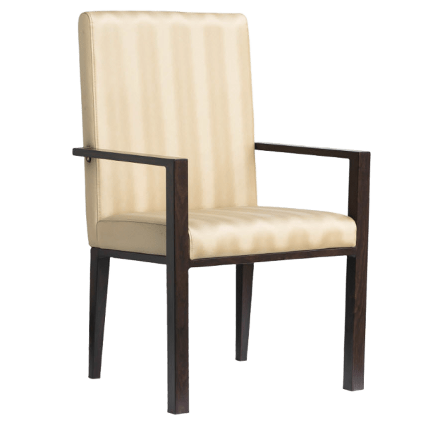 Celestino Padded Aluminum Arm Chair Interior