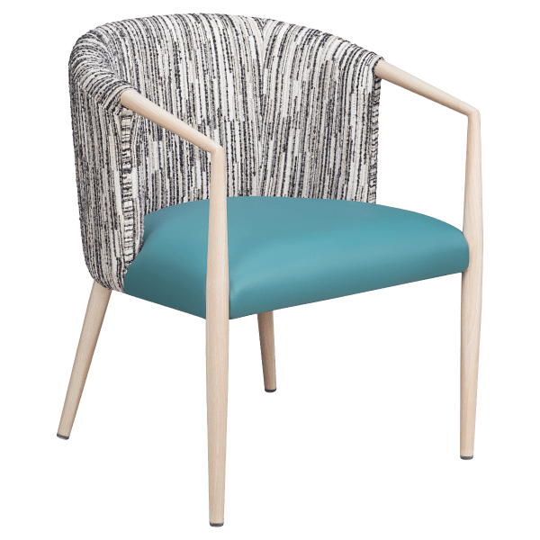 Breniva Curved-Back Armchair Interior