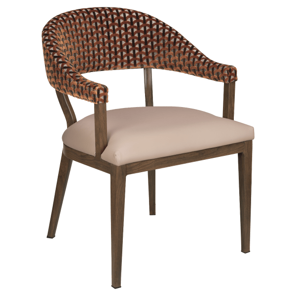 Valro Curved-Back Aluminum Chair Interior