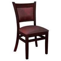 Premium Padded Back Wood Chair